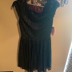 Black shimmery dress